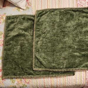 Green Velvet Pillow Covers 2